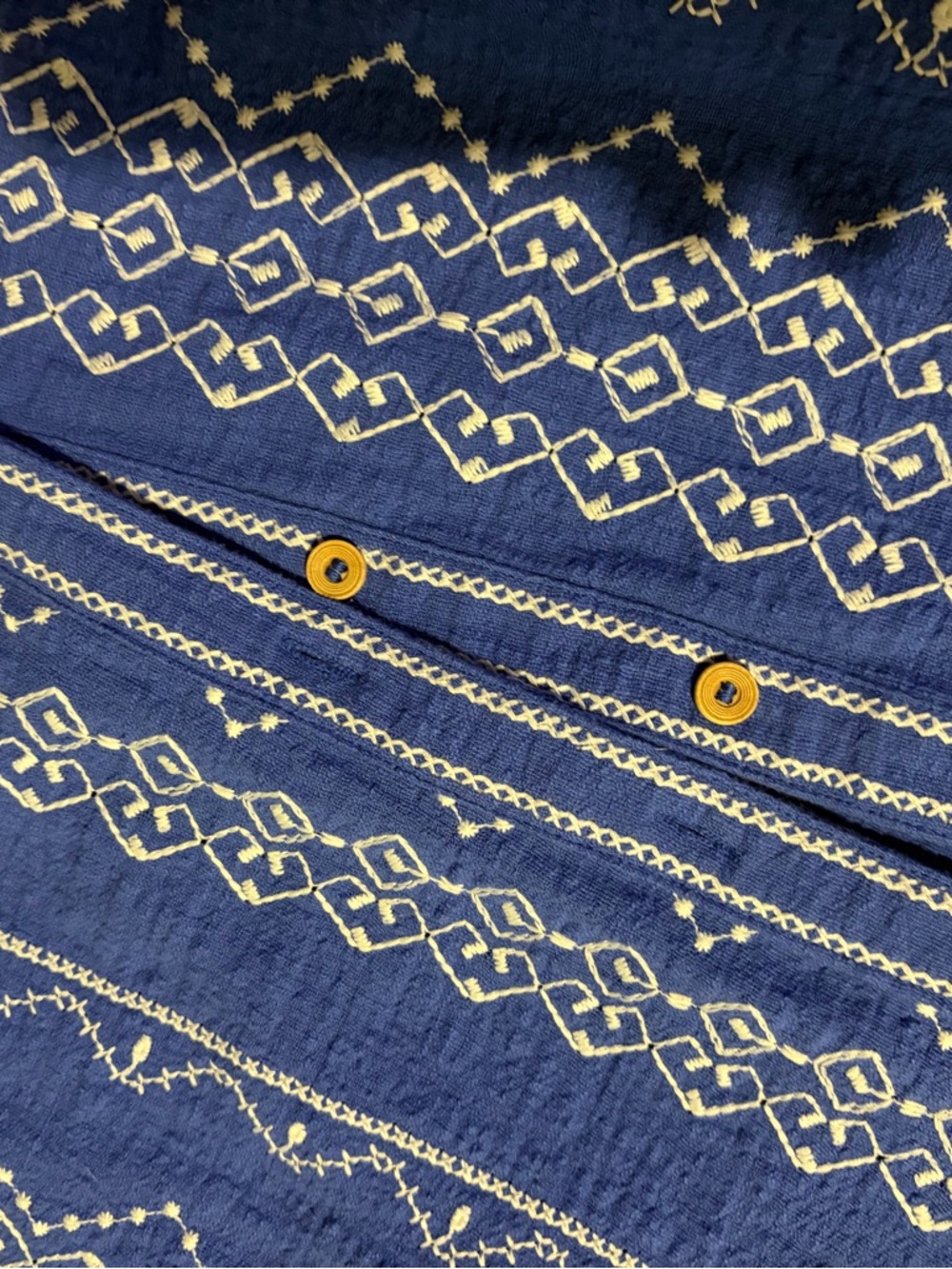 Zara Blue and White blouse, XS - Picture 4 of 5